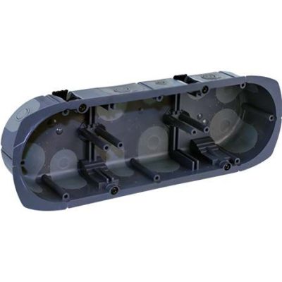EUROHM XL ULTRA Boîte encastrement triple multimatériaux étanche à l'air P40mm E71
