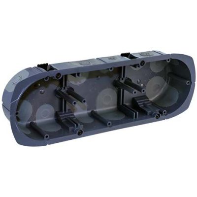 EUROHM XL ULTRA Boîte encastrement triple multimatériaux étanche à l'air P50mm E71