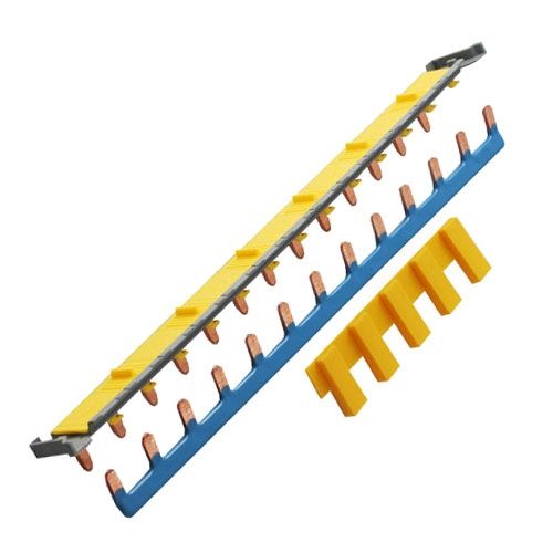 HAGER SanVis Kit Peignes d'alimentation électrique Phase et Neutre 13 modules